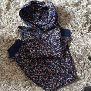 Polo by Ralph Lauren Kids Floral Set - Dark Blue and Multicolor